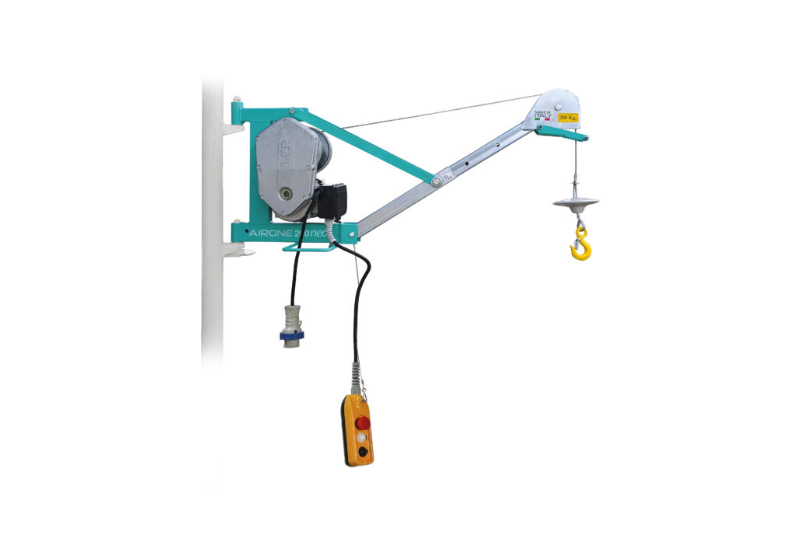 IMER AIRONE 200 NEO : Élévateur Chantier 200kg à Potence Télescopique