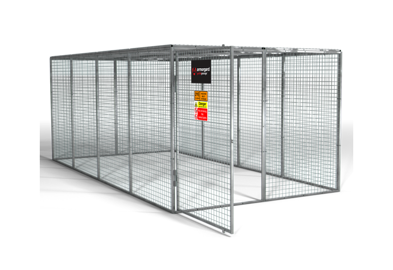 Armorgard Gorilla Gas Cage GGC14 : Stockage Gaz XXL Modulaire & Galvanisé