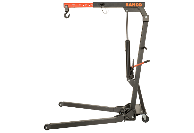 BAHCO BH6FC1000 : Grue d'Atelier Pliable 1T à Double Piston et Levage Rapide
