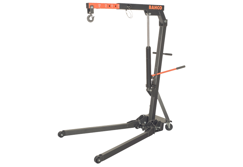 BAHCO BH6FC1000 : Grue d'Atelier Pliable 1T à Double Piston et Levage Rapide