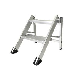 TUBESCA-COMABI - Marchepied CONFORT PLIANT - 2 marches - hauteur d'accès maximum : 2.47m - aluminium