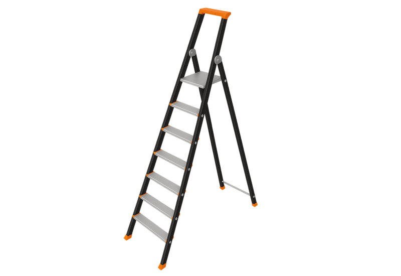 Tubesca-Comabi KOLOS 8 Marches : Marchepied Grande Hauteur 3.82m