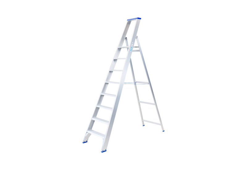 Solide PT08 : Escabeau Pro 8 Marches (2m) – Stable & Mains Propres