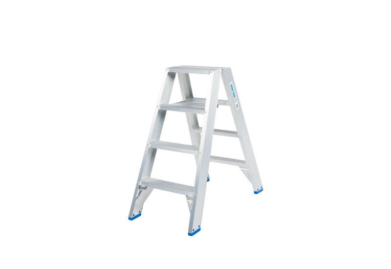 Solide DT04 : Escabeau Double 2x4 Marches - Travail à 3m & Hygiène