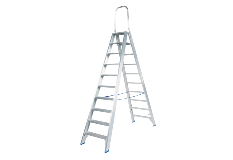 olide DT10BVA : Escabeau Double 10 Marches Hauteur 4,50m