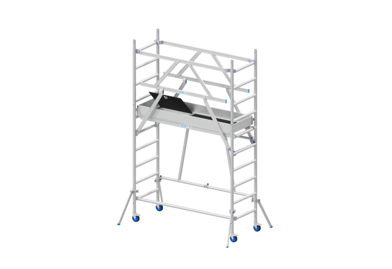 Solide VS38 : Échafaudage Pliant Alu Pro (Hauteur Travail 3.80m)