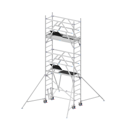 Solide VS604S : Échafaudage Pliant Alu Sécurisé (Travail 6.00m)