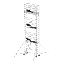 Solide VS80R : Échafaudage Pliant & Plateau SOLIDEair (Travail 8.00m)