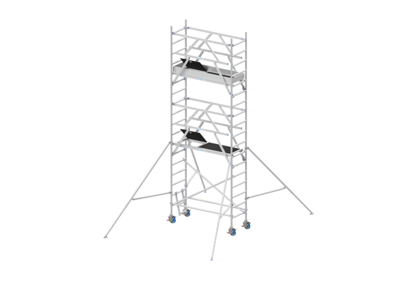 SOLIDE RS4S 0.75x1.85x4.00m : Échafaudage Roulant Alu & Sécurité 4S