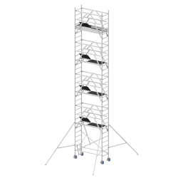 SOLIDE RS4S 0.75x1.85m : Échafaudage Roulant 10m Travail Sécurisé