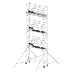 SOLIDE RS4S 0.75x2.45m : Échafaudage Roulant 8m & Surface 2.45m