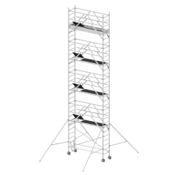 SOLIDE RS4S Air 0.75x2.45m : Échafaudage 10m Plateau Léger & Surface Longue