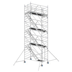 Solide RS 4S Comfort : Tour Escalier 1,35x2,45m Travail à 8,00m