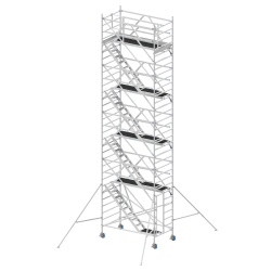 Solide RS 4S Comfort : Tour Escalier 1,35x2,45m Travail à 10,00m