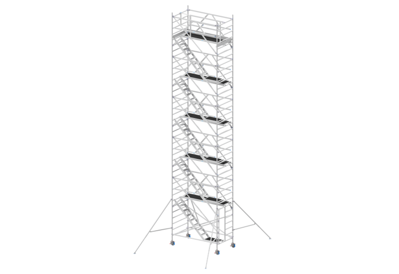 Solide RS 4S Comfort : Tour Escalier 1,35x2,45m Travail à 12,00m