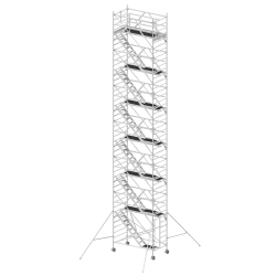 Solide RS 4S Comfort : Tour Escalier 1,35x2,45m Travail à 14,00m