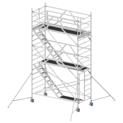 Solide RS 4S Comfort : Tour Escalier 1,35x3,05m Travail à 6,00m