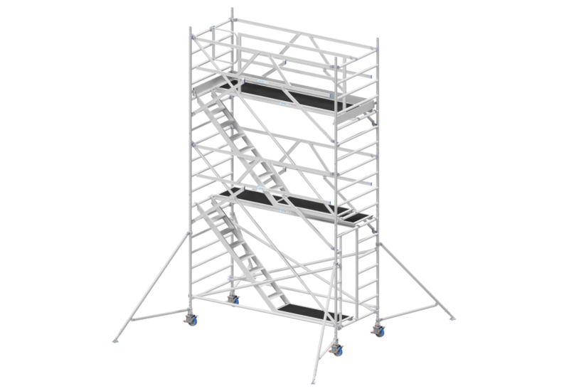 Solide RS 4S Comfort : Tour Escalier 1,35x3,05m Travail à 6,00m