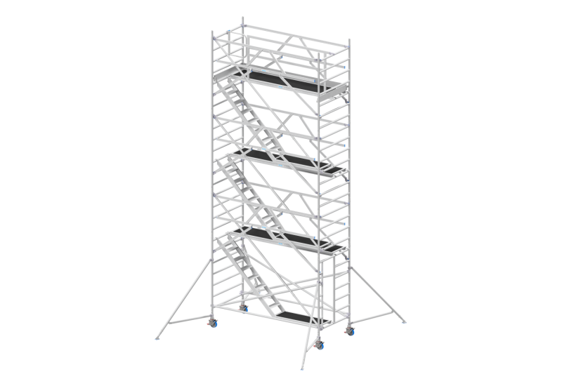 Solide RS 4S Comfort : Tour Escalier 1,35x3,05m Travail à 8,00m