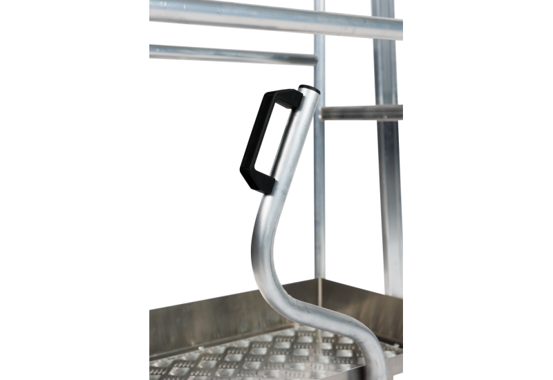 SOLIDE WHK2 : Plateforme Mobile Entrepôt Grande Stabilité (2 Marches)