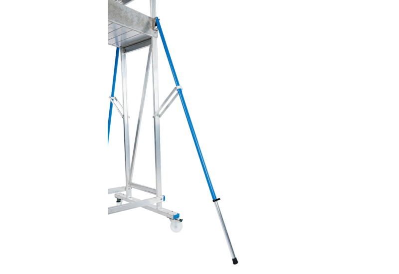 SOLIDE MBT06 : Escabeau à Palier Fixe pour Picking Intensif - 6 marches