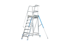 SOLIDE MBT07 : Escabeau à Palier Fixe 7 Marches (Hauteur 3,75m)
