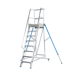 SOLIDE MBT08 : Escabeau à Palier Fixe Hauteur 4,00m - 8 marches
