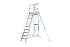 SOLIDE MBT10 : Escabeau à Palier Fixe 10 Marches (Haut. 4,50m)