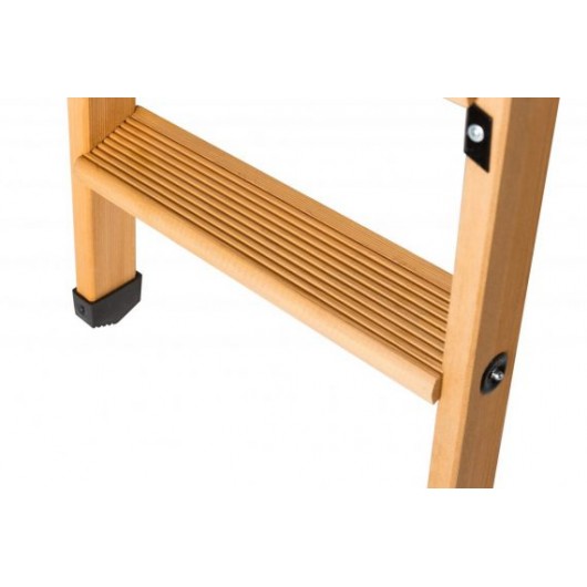 ESCABEAU EN BOIS AVEC MARCHES STRIEES DOUBLE ACCES - CENTAURE ESCABEAU EN BOIS AVEC MARCHES STRIEES DOUBLE ACCES - CENTAURE