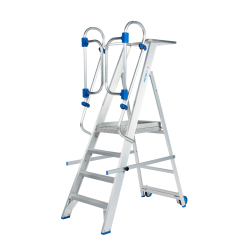 SOLIDE PMP04ZVD : Plate-forme Mobile Pliable avec Portillon de Sécurité