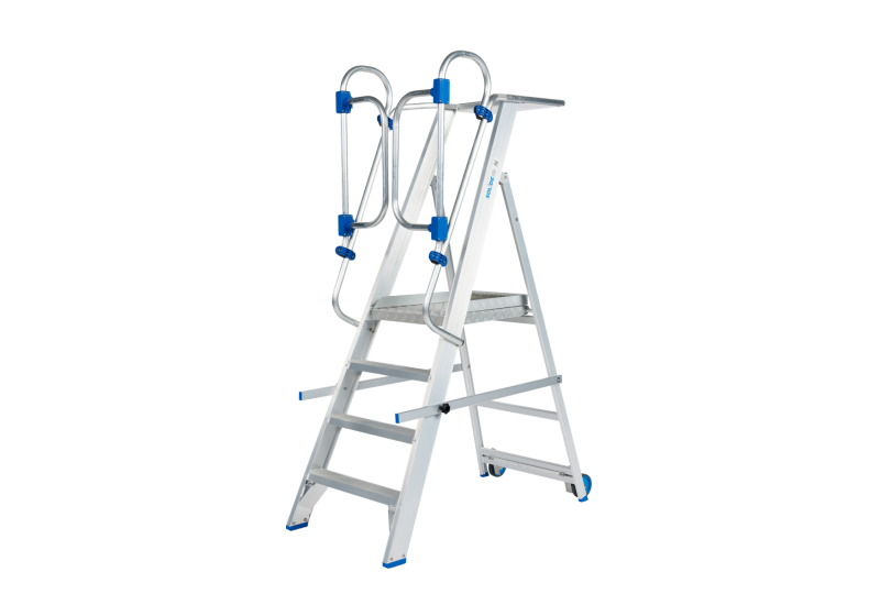 SOLIDE PMP04ZVD : Plate-forme Mobile Pliable avec Portillon de Sécurité