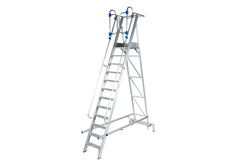 SOLIDE PMP12ZVD : Plate-forme Mobile 12 Marches Hauteur 5m