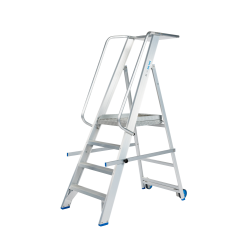 SOLIDE PMP04 : Plate-forme Mobile Pliable 4 Marches Confort