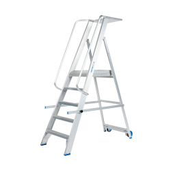 SOLIDE PMP05 : Plate-forme Mobile Pliable 5 Marches Confort & Hygiène