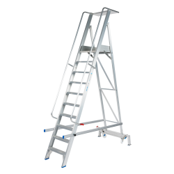 Solide PMP10 : Plate-forme Mobile Pliable Travail Grande Hauteur