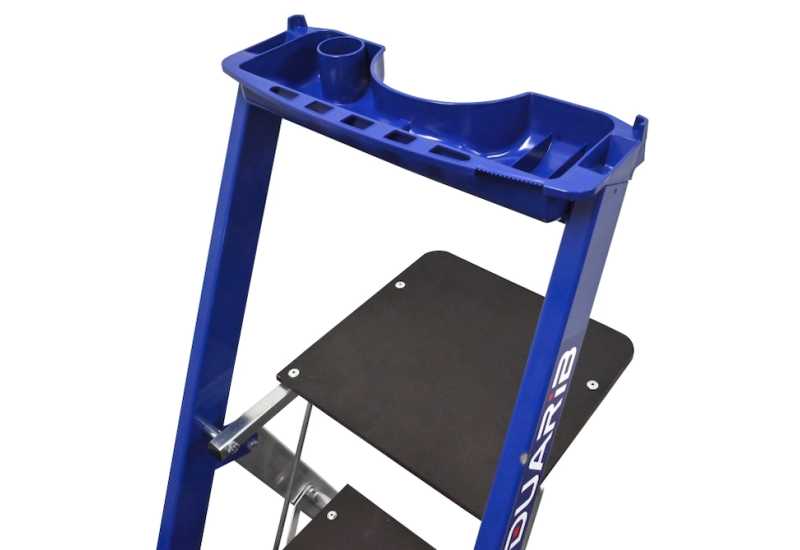 Duarib Mister T 6 Marches : Escabeau Aluminium 3,30m & Tablette Lourde