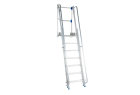 Solide EAD0813 : Échelle Accès Dalle Grande Hauteur Sécurisée - réglable de 1,81m à 2,97m