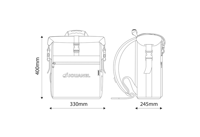 Jouanel SACD-RT : Sac à Dos Chantier Étanche & Fond Rigide