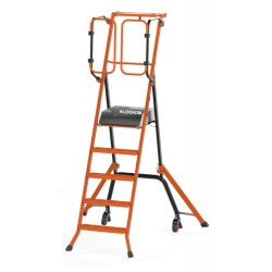 Mondelin Gardia 110cm : Escabeau Sécurisé PIRL avec Stabilisateurs