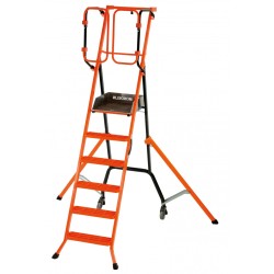 Mondelin Gardia 140 : Escabeau PIRL Sécurisé avec Stabilisateurs