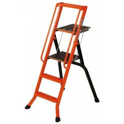 Mondelin Escabeau Pro Alu 70cm : Marchepied Peintre & Plaquiste Stable