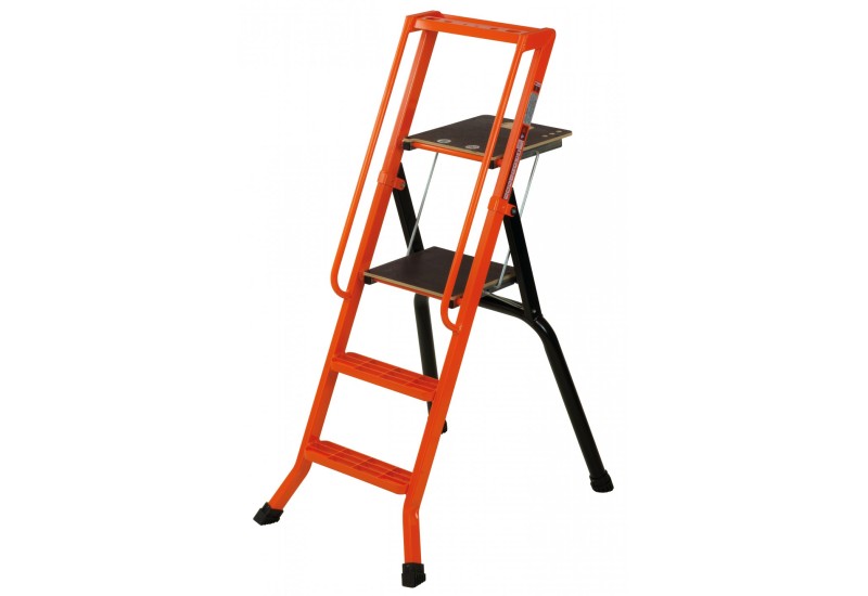 Mondelin Escabeau Pro Alu 70cm : Marchepied Peintre & Plaquiste Stable