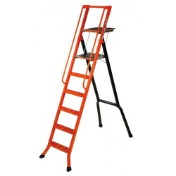 Mondelin Escabeau Pro Alu 140cm : Marchepied Peintre Grande Hauteur