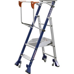 Duarib Stepper 2 Marches : Plateforme de Travail & Rayonnage Ergonomique