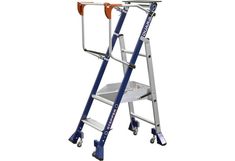 Duarib Stepper 2 Marches : Plateforme de Travail & Rayonnage Ergonomique