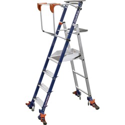 Duarib Stepper 4 Marches : Plateforme de Rayonnage Grande Hauteur (EMER)