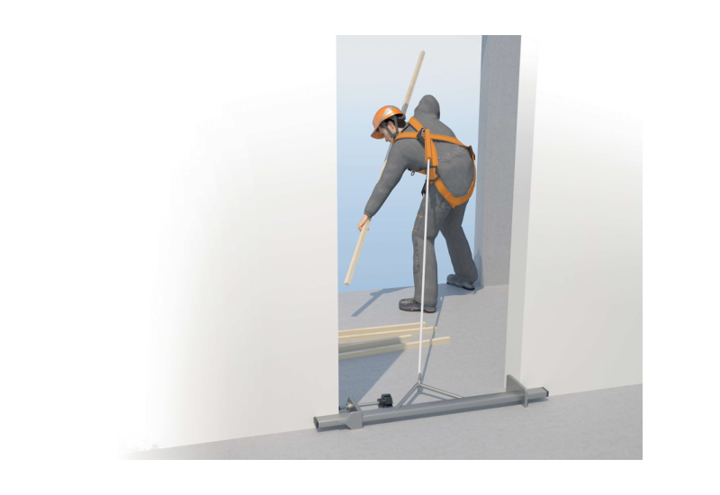 Delta Plus Dayak LV120G : Barre d'Ancrage de Porte Ajustable Acier Galvanisé