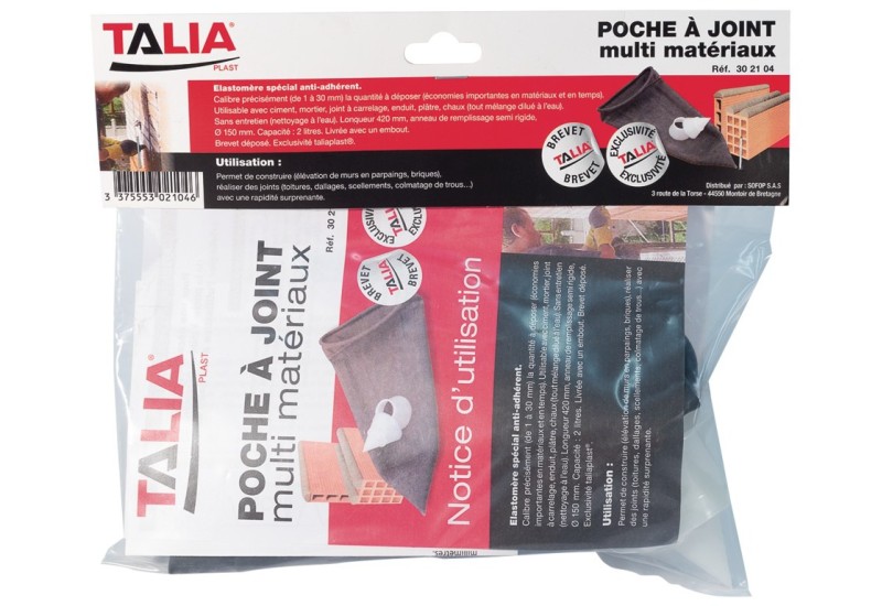 Taliaplast Sofop : Poche à Joint Multi Matériaux Pro & Durable
