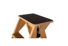 Escabeau DUARIB à un plan de montée - 6 marches + tablette - hauteur de travail maximum : 2.90m - bois