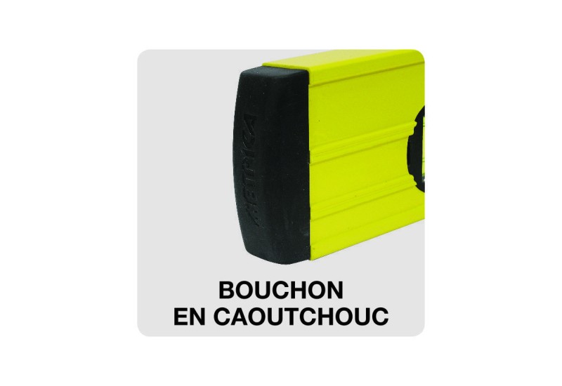 Niveau Pro 100cm Socle Plat : Précision 0,5mm/m | METRICA